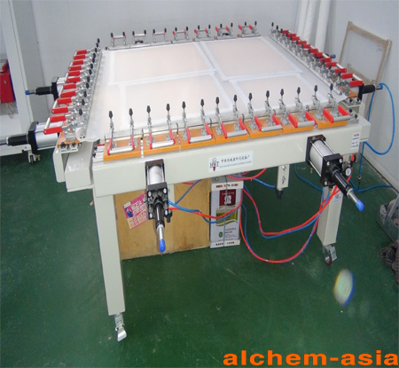 MÁY CĂNG KHUNG LỤA BẰNG HƠI